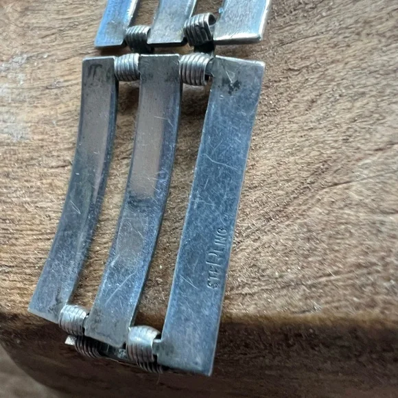 Vintage Sterling Silver Bracelet - Picture 3 of 6